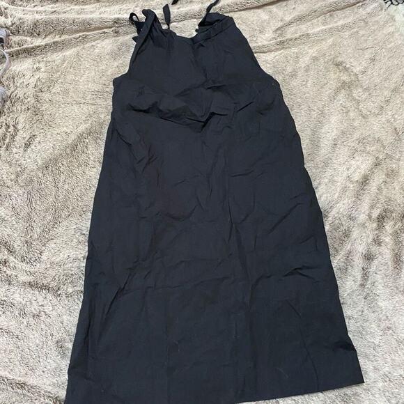 COS High Neck Mini Dress Black | Sz 4 - Picture 3 of 5